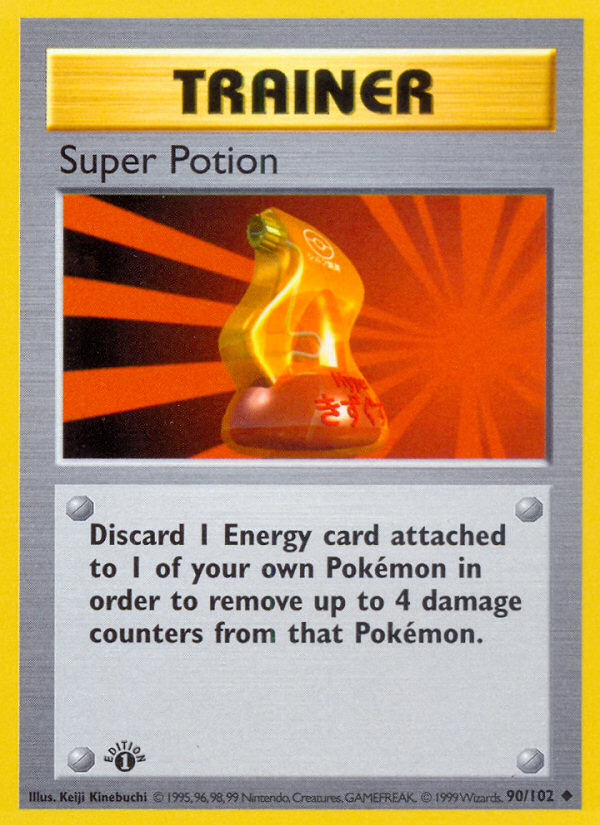 Super Potion (90/102) (Shadowless) [Base Set 1st Edition] - Pokémon - Card Brawlers | Quebec | Canada |
