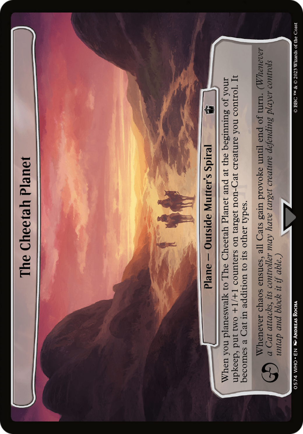 The Cheetah Planet [Doctor Who] - Magic: The Gathering - Card Brawlers | Quebec | Canada |