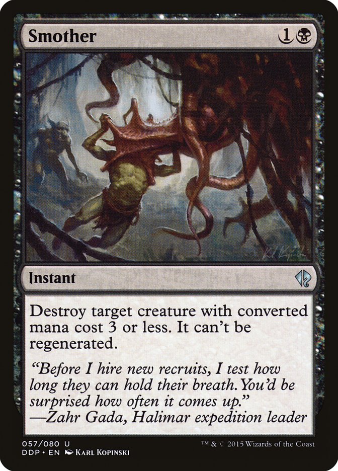 Smother [Duel Decks: Zendikar vs. Eldrazi] - Magic: The Gathering - Card Brawlers | Quebec | Canada |