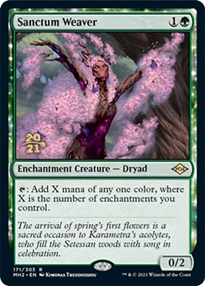 Sanctum Weaver [Modern Horizons 2 Prerelease Promos] - Magic: The Gathering - Card Brawlers | Quebec | Canada |