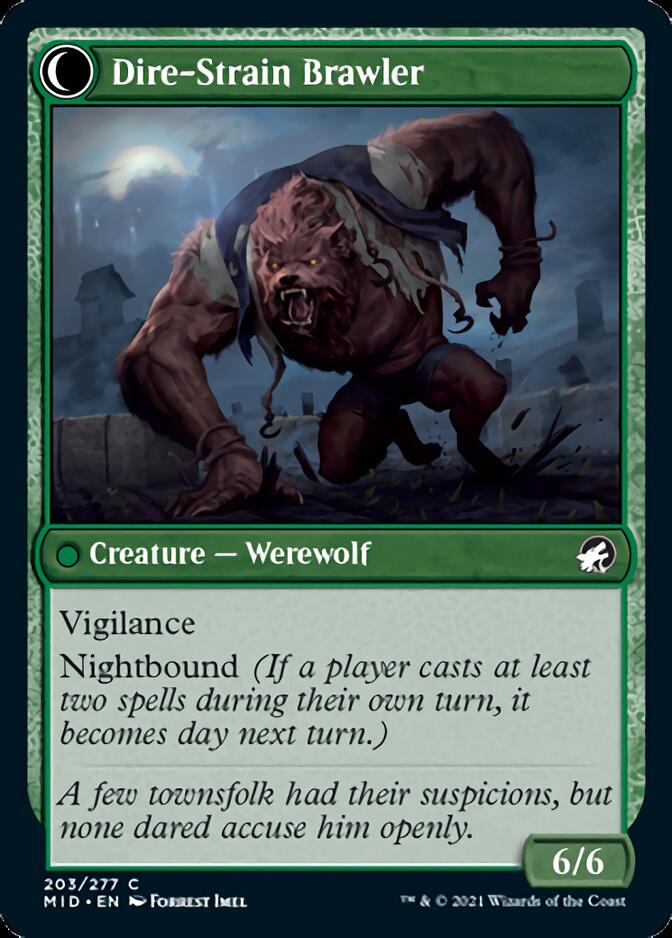 Tireless Hauler // Dire-Strain Brawler [Innistrad: Midnight Hunt] - Magic: The Gathering - Card Brawlers | Quebec | Canada |
