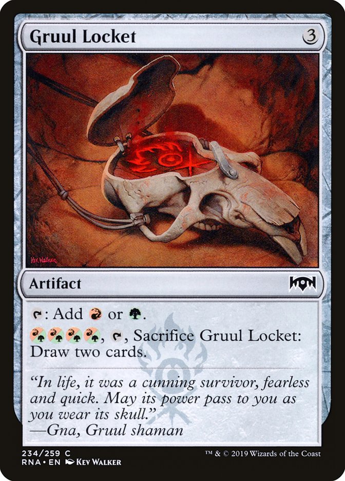 Gruul Locket [Ravnica Allegiance] - Magic: The Gathering - Card Brawlers | Quebec | Canada |