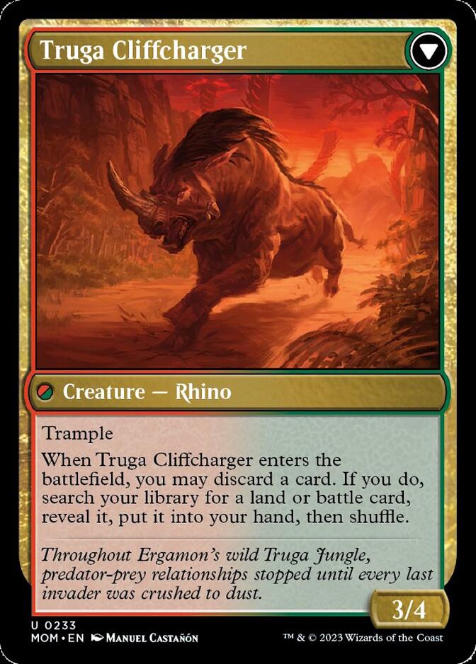 Invasion of Ergamon // Truga Cliffcharger [March of the Machine] - Magic: The Gathering - Card Brawlers | Quebec | Canada |