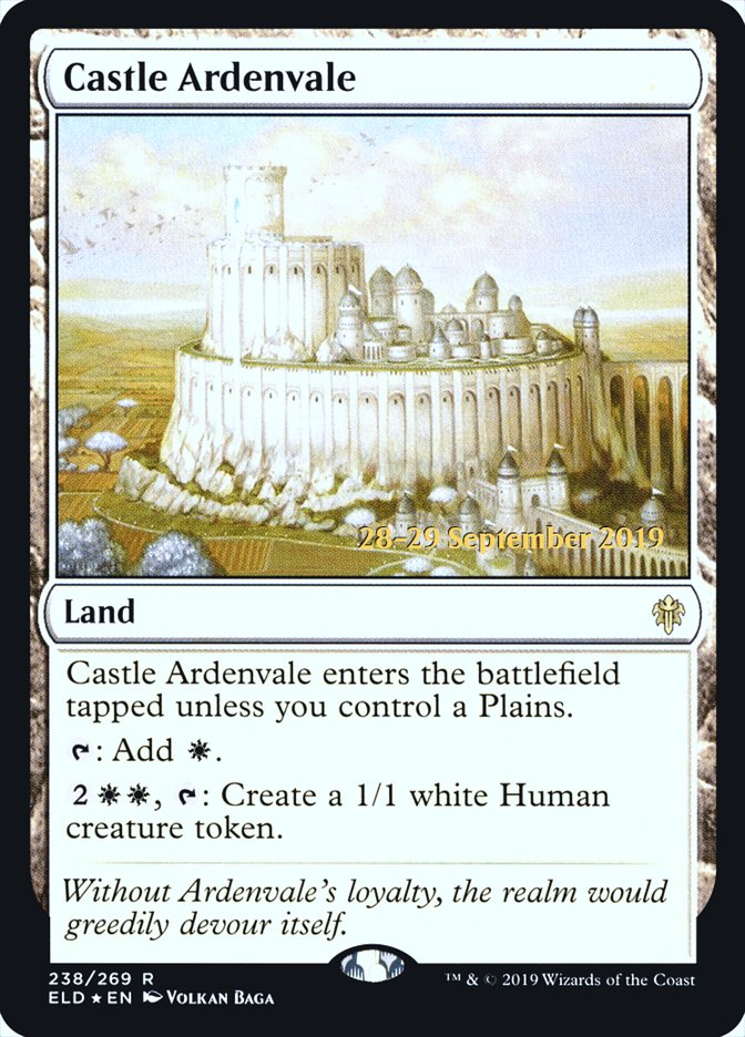 Castle Ardenvale [Throne of Eldraine Prerelease Promos] - Magic: The Gathering - Card Brawlers | Quebec | Canada |