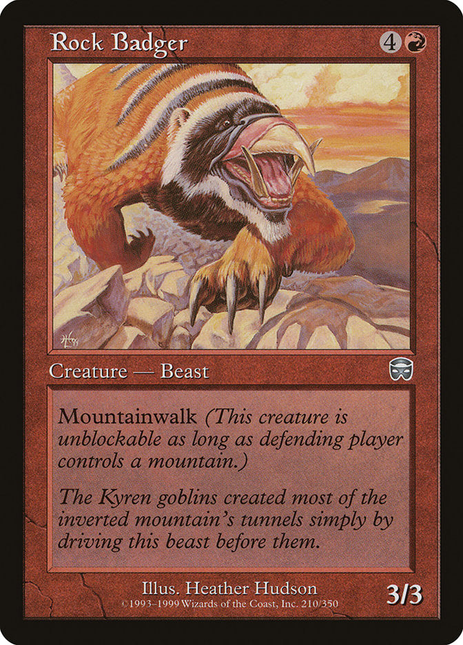Rock Badger [Mercadian Masques] - Magic: The Gathering - Card Brawlers | Quebec | Canada |