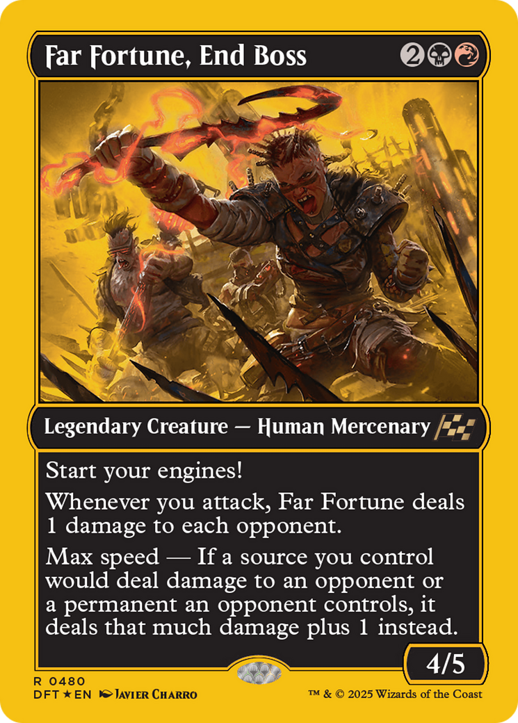 Far fortune, End Boss (First-Place Foil) [Aetherdrift] - Magic: The Gathering - Card Brawlers | Quebec | Canada |