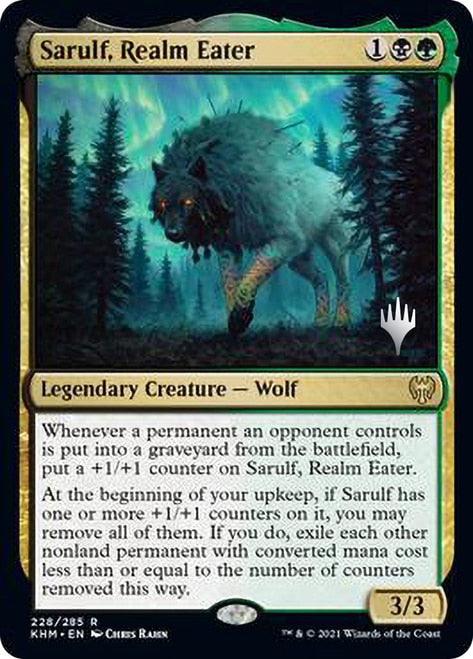 Sarulf, Realm Eater (Promo Pack) [Kaldheim Promos] - Magic: The Gathering - Card Brawlers | Quebec | Canada |