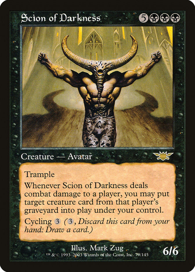 Scion of Darkness [Legions] - Magic: The Gathering - Card Brawlers | Quebec | Canada |