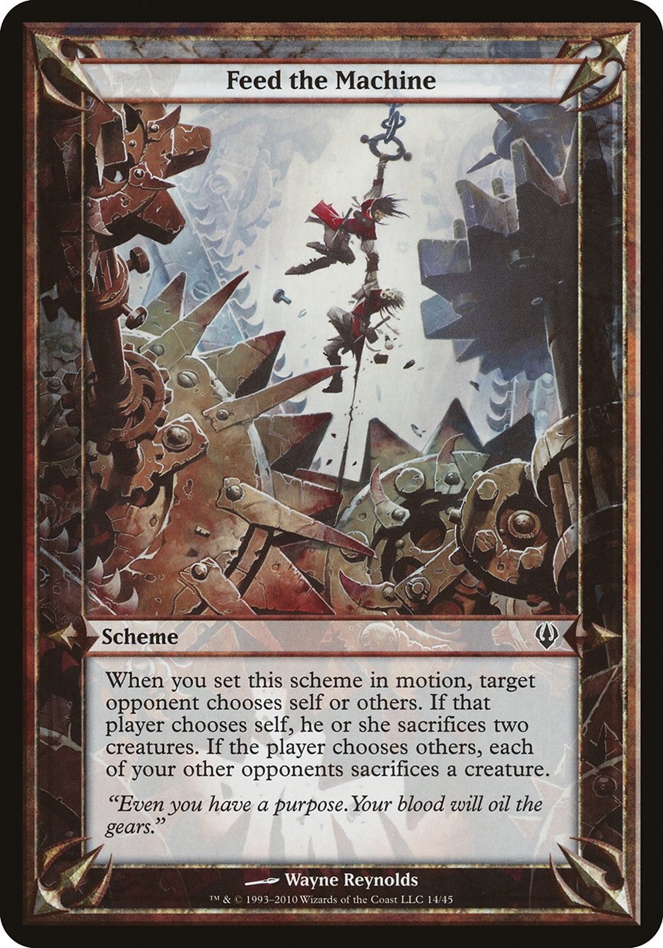 Feed the Machine (Schemes) [Archenemy Schemes] - Magic: The Gathering - Card Brawlers | Quebec | Canada |