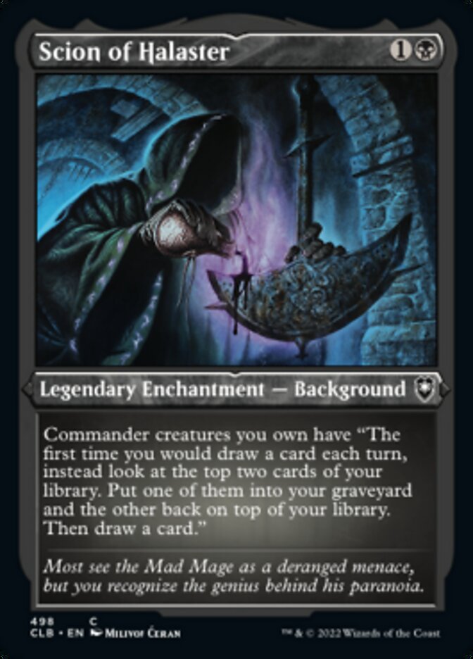 Scion of Halaster (Foil Etched) [Commander Legends: Battle for Baldur's Gate] - Magic: The Gathering - Card Brawlers | Quebec | Canada |