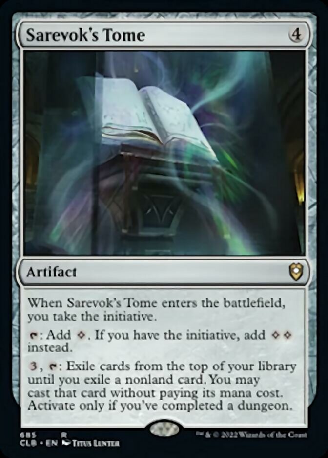 Sarevok's Tome [Commander Legends: Battle for Baldur's Gate] - Magic: The Gathering - Card Brawlers | Quebec | Canada |