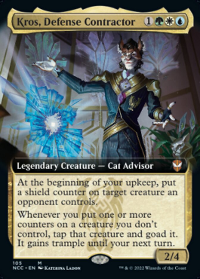 Kros, Defense Contractor (Extended Art) [Streets of New Capenna Commander] - Magic: The Gathering - Card Brawlers | Quebec | Canada |