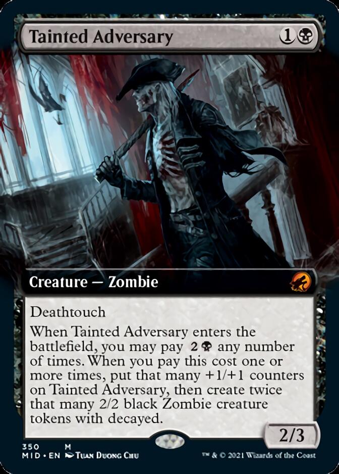 Tainted Adversary (Extended Art) [Innistrad: Midnight Hunt] - Magic: The Gathering - Card Brawlers | Quebec | Canada |