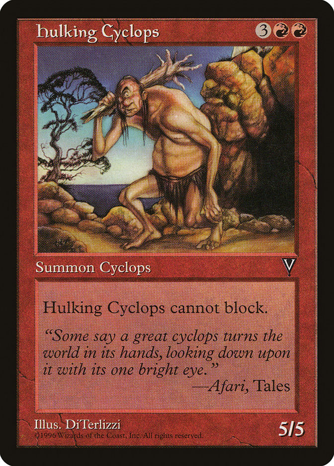 Hulking Cyclops [Visions] - Magic: The Gathering - Card Brawlers | Quebec | Canada |