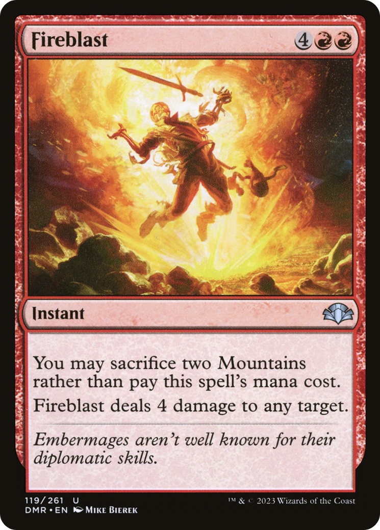 Fireblast [Dominaria Remastered] - Magic: The Gathering - Card Brawlers | Quebec | Canada |