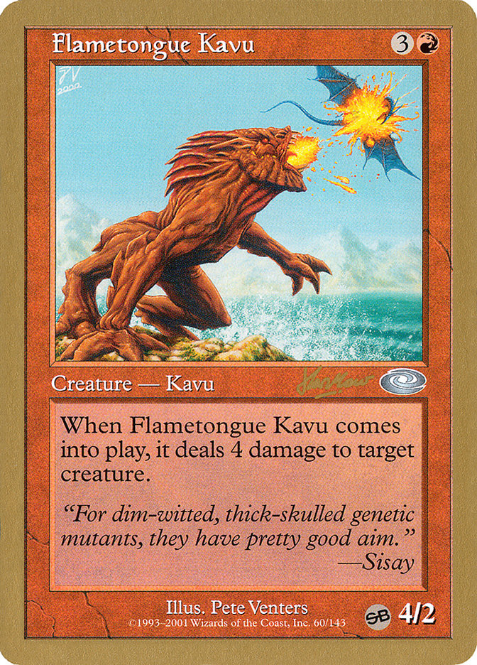 Flametongue Kavu (Sim Han How) (SB) [World Championship Decks 2002] - Magic: The Gathering - Card Brawlers | Quebec | Canada |
