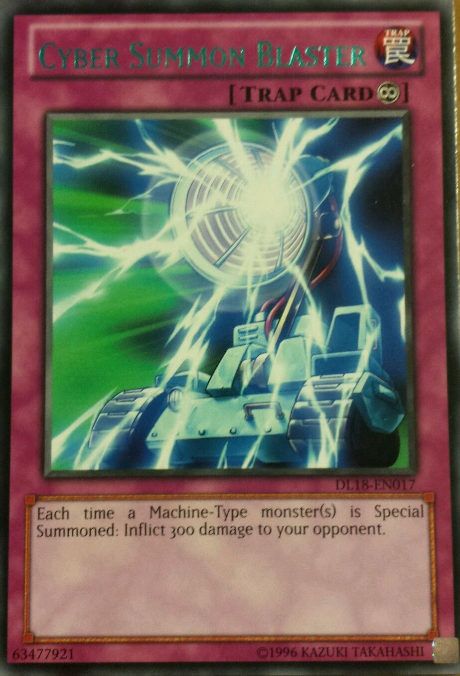 Cyber Summon Blaster (Green) [DL18-EN017] Rare - Yu-Gi-Oh! - Card Brawlers | Quebec | Canada |