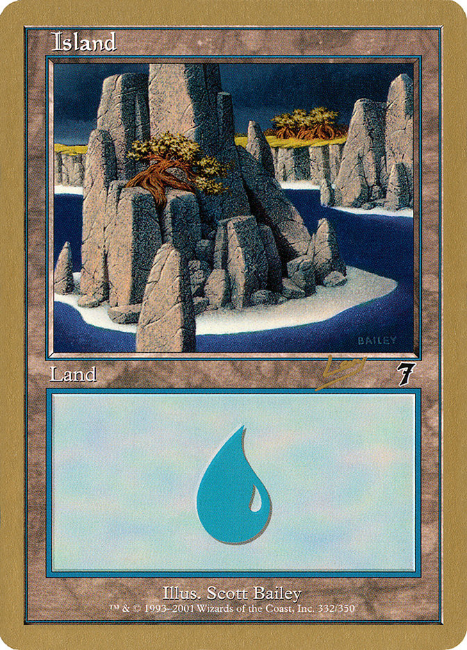 Island (rl332) (Raphael Levy) [World Championship Decks 2002] - Magic: The Gathering - Card Brawlers | Quebec | Canada |