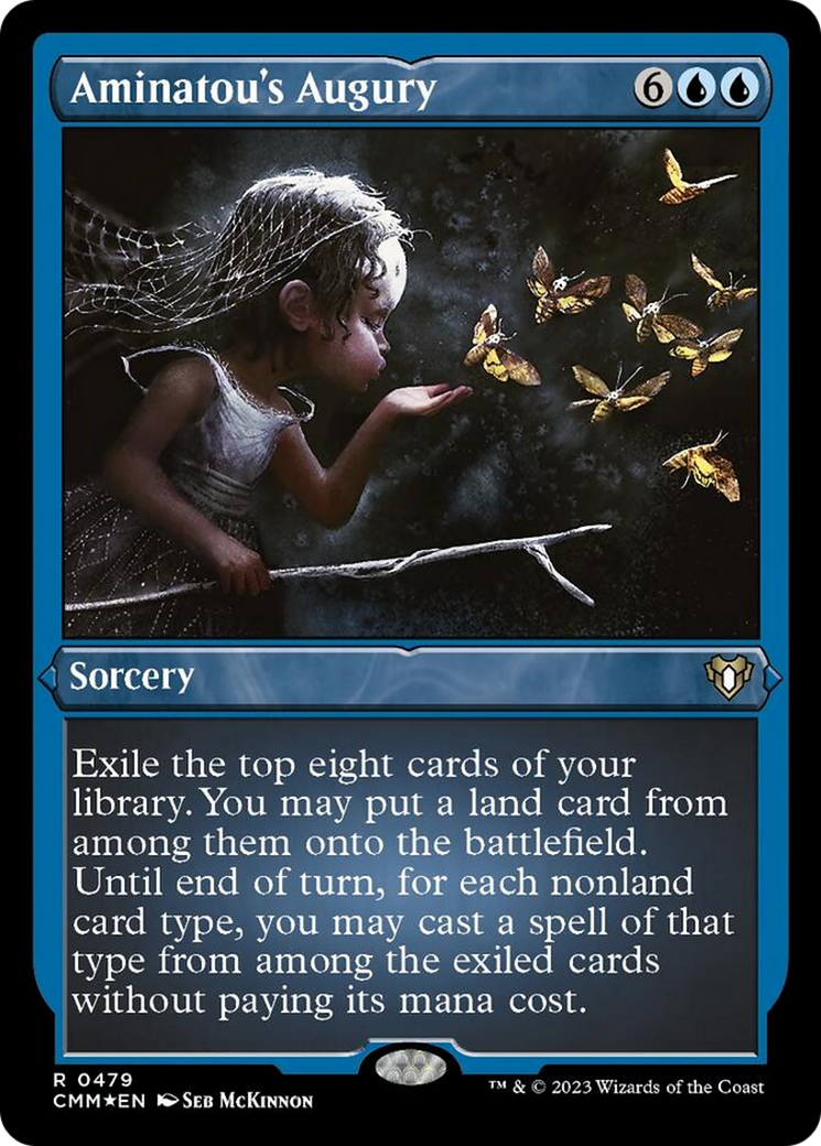 Aminatou's Augury (Foil Etched) [Commander Masters] - Magic: The Gathering - Card Brawlers | Quebec | Canada |