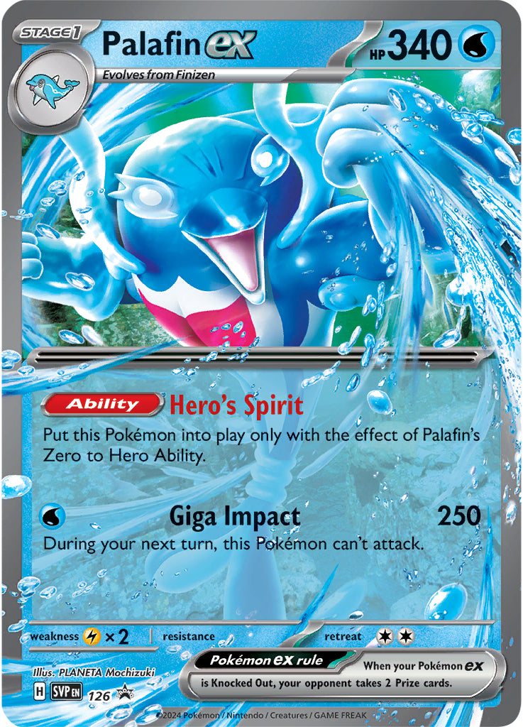 Palafin ex (126) (Jumbo Card) [Scarlet & Violet: Black Star Promos] - Pokémon - Card Brawlers | Quebec | Canada |