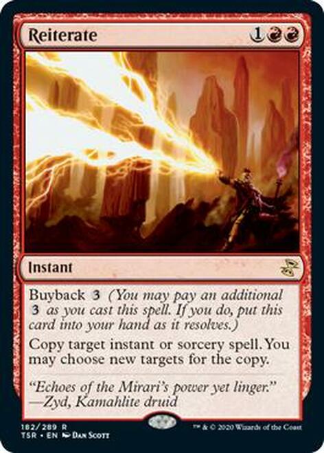 Reiterate [Time Spiral Remastered] - Magic: The Gathering - Card Brawlers | Quebec | Canada |