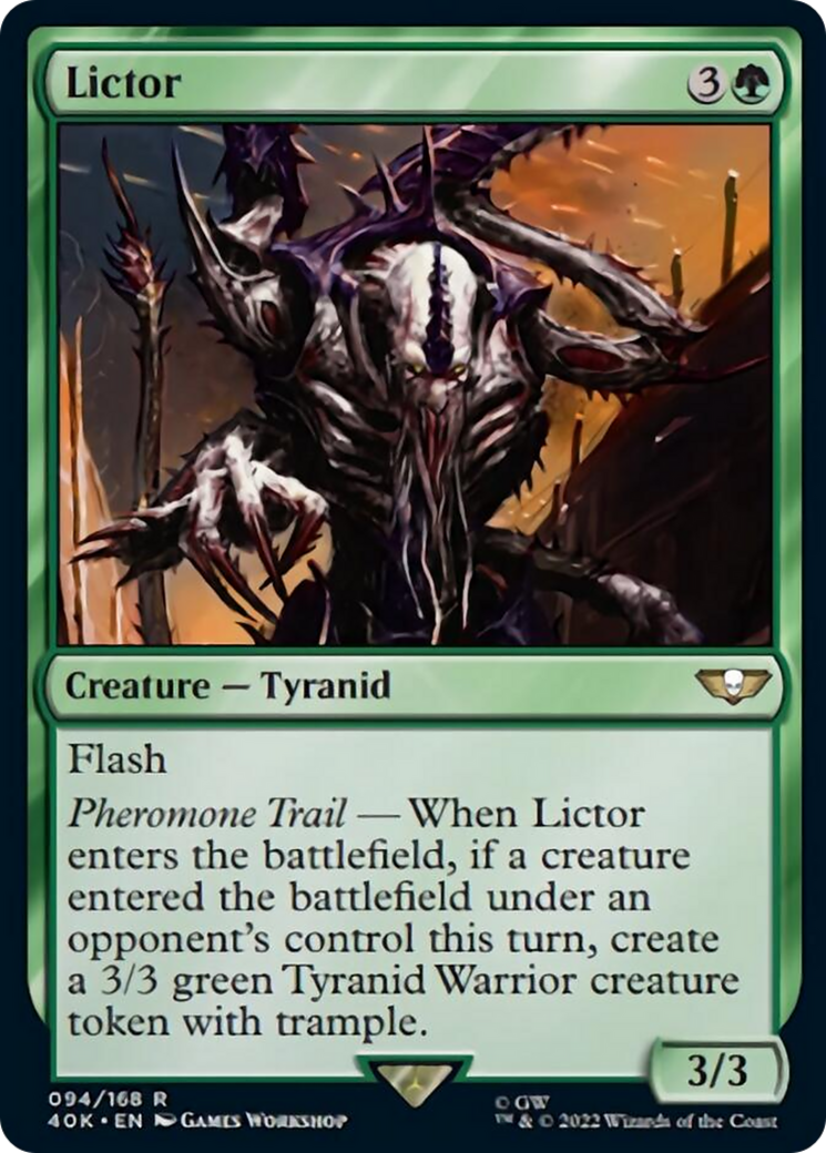 Lictor (Surge Foil) [Warhammer 40,000] - Magic: The Gathering - Card Brawlers | Quebec | Canada |