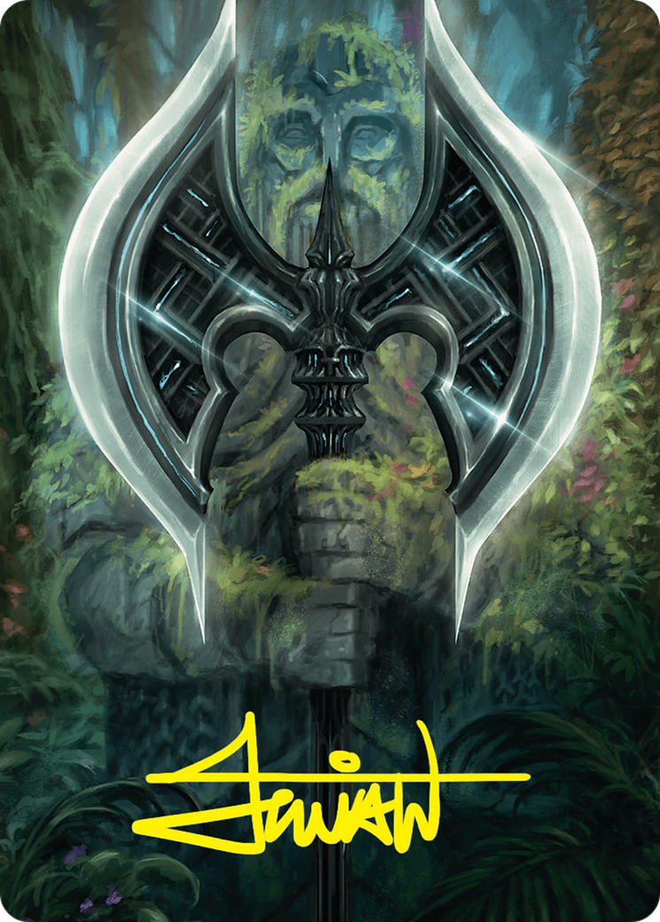 Leyline Axe Art Card (49/54) (Gold-Stamped Signature) [Foundations Art Series] - Magic: The Gathering - Card Brawlers | Quebec | Canada |