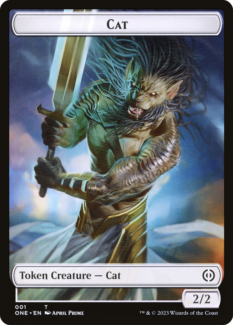 Cat Token [Phyrexia: All Will Be One Tokens] - Magic: The Gathering - Card Brawlers | Quebec | Canada |