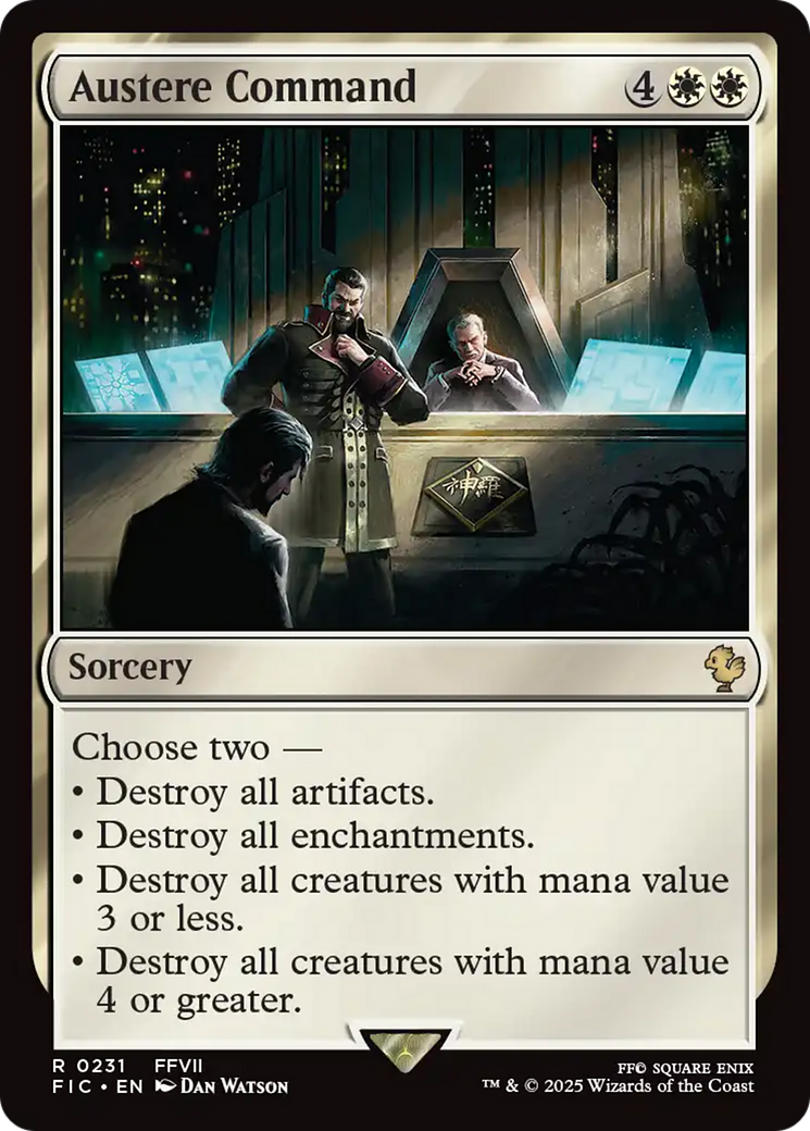 Austere Command [FINAL FANTASY Commander] - Magic: The Gathering - Card Brawlers | Quebec | Canada |