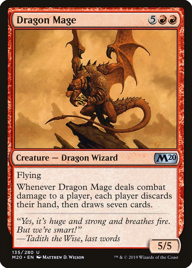 Dragon Mage [Core Set 2020] - Magic: The Gathering - Card Brawlers | Quebec | Canada |