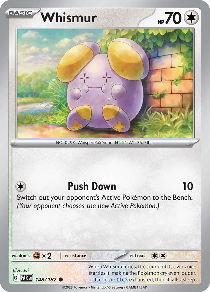Whismur (148/182) [Scarlet & Violet: Paradox Rift] - Pokémon - Card Brawlers | Quebec | Canada |