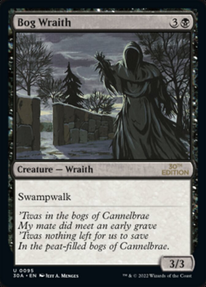 Bog Wraith [30th Anniversary Edition] - Magic: The Gathering - Card Brawlers | Quebec | Canada |