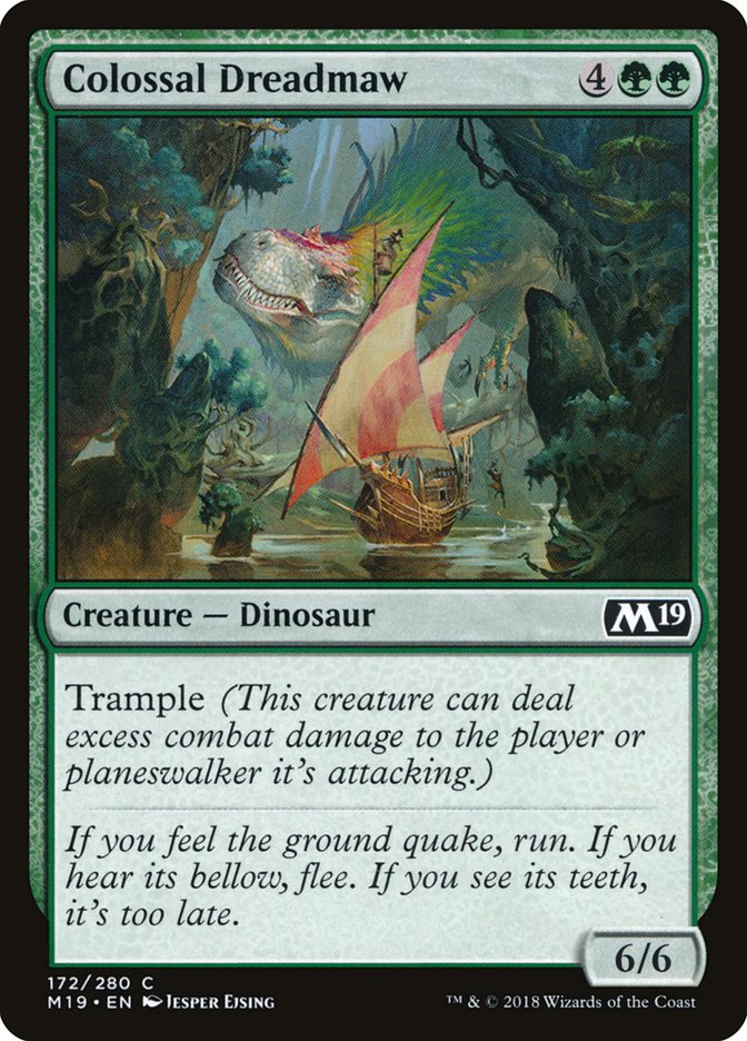 Colossal Dreadmaw [Core Set 2019] - Magic: The Gathering - Card Brawlers | Quebec | Canada |
