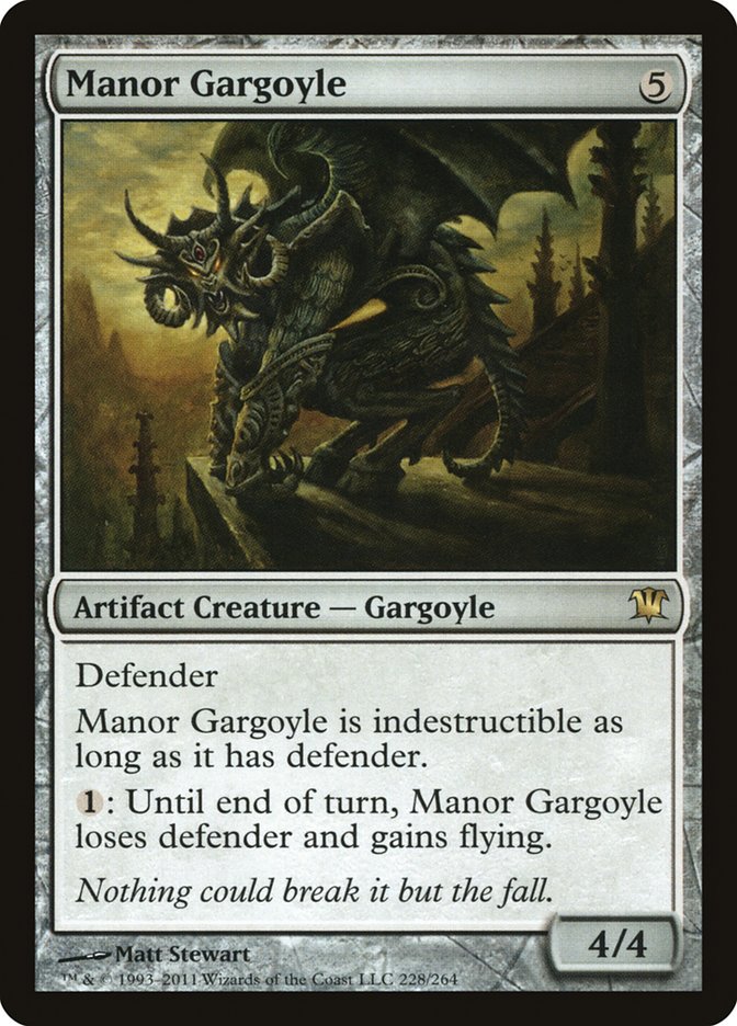 Manor Gargoyle [Innistrad] - Magic: The Gathering - Card Brawlers | Quebec | Canada |