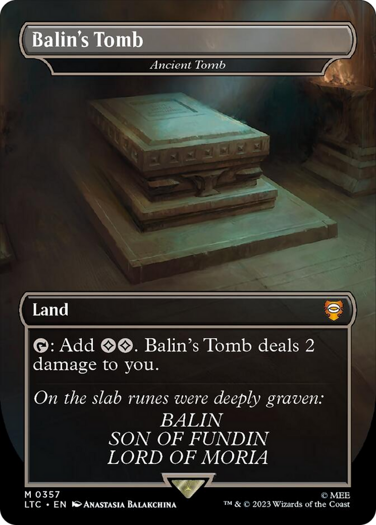 Balin's Tomb - Ancient Tomb [The Lord of the Rings: Tales of Middle-Earth Commander] - Magic: The Gathering - Card Brawlers | Quebec | Canada |