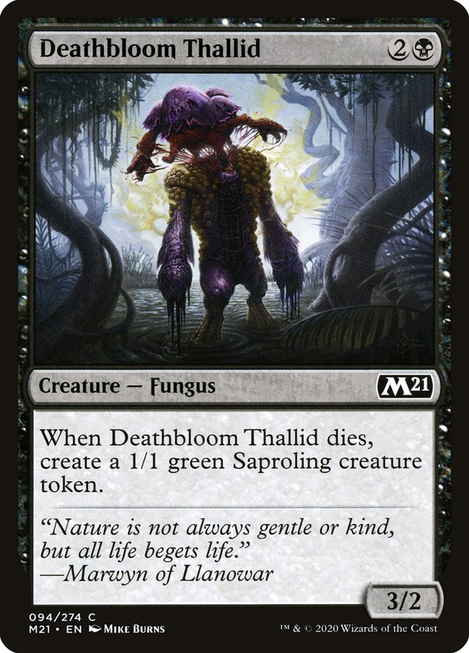 Deathbloom Thallid [Core Set 2021] - Magic: The Gathering - Card Brawlers | Quebec | Canada |