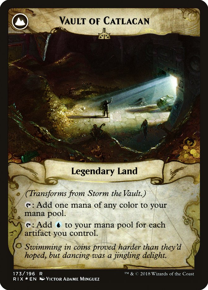 Storm the Vault // Vault of Catlacan [Rivals of Ixalan Prerelease Promos] - Magic: The Gathering - Card Brawlers | Quebec | Canada |