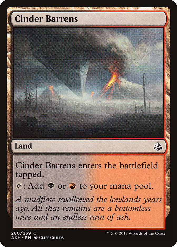 Cinder Barrens [Amonkhet] - Magic: The Gathering - Card Brawlers | Quebec | Canada |