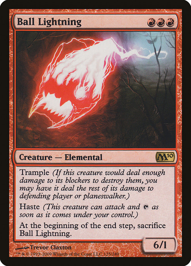 Ball Lightning [Magic 2010] - Magic: The Gathering - Card Brawlers | Quebec | Canada |