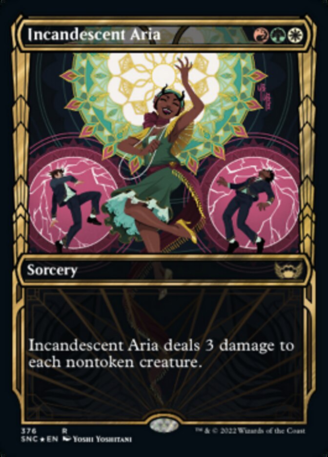 Incandescent Aria (Showcase Golden Age Gilded Foil) [Streets of New Capenna] - Magic: The Gathering - Card Brawlers | Quebec | Canada |