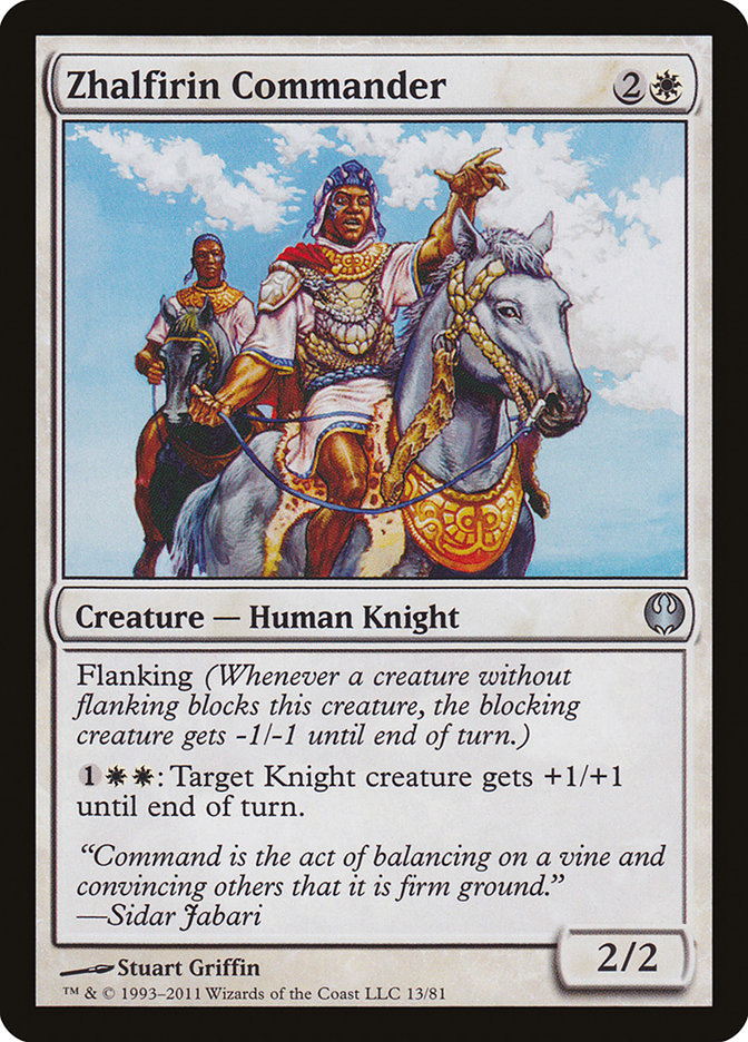 Zhalfirin Commander [Duel Decks: Knights vs. Dragons] - Magic: The Gathering - Card Brawlers | Quebec | Canada |