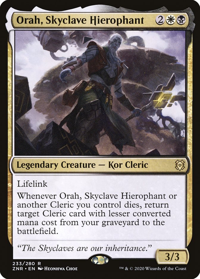 Orah, Skyclave Hierophant [Zendikar Rising] - Magic: The Gathering - Card Brawlers | Quebec | Canada |