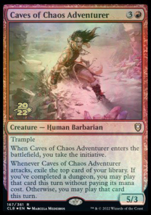Caves of Chaos Adventurer [Commander Legends: Battle for Baldur's Gate Prerelease Promos] - Magic: The Gathering - Card Brawlers | Quebec | Canada |