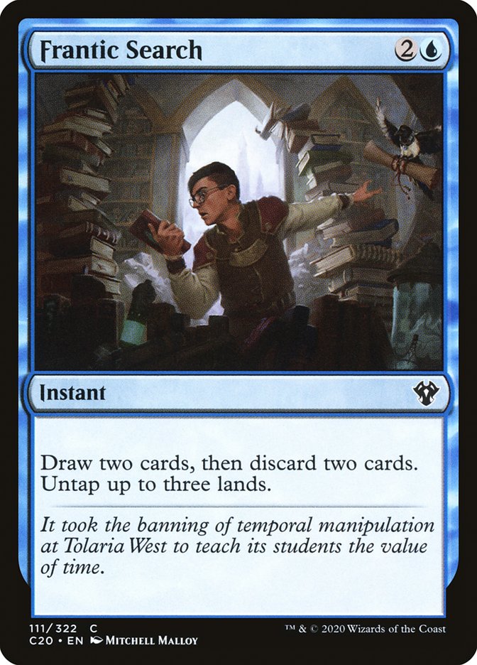 Frantic Search [Commander 2020] - Magic: The Gathering - Card Brawlers | Quebec | Canada |