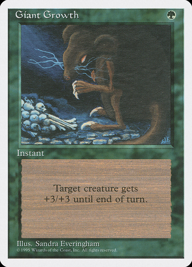 Giant Growth [Fourth Edition] - Magic: The Gathering - Card Brawlers | Quebec | Canada |