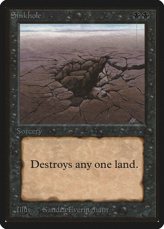Sinkhole [Beta Edition] - Magic: The Gathering - Card Brawlers | Quebec | Canada |
