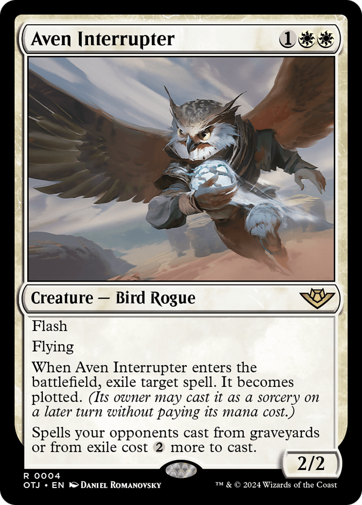 Aven Interrupter [Outlaws of Thunder Junction] - Magic: The Gathering - Card Brawlers | Quebec | Canada |