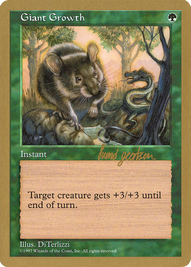 Giant Growth (Svend Geertsen) [World Championship Decks 1997] - Magic: The Gathering - Card Brawlers | Quebec | Canada |