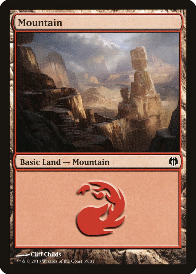 Mountain (35) [Duel Decks: Heroes vs. Monsters] - Magic: The Gathering - Card Brawlers | Quebec | Canada |