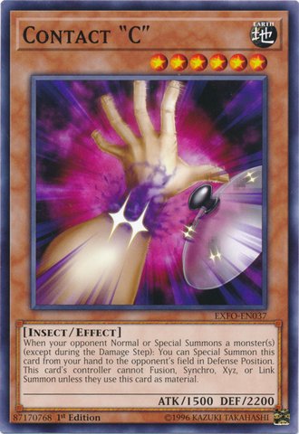 Contact "C" [EXFO-EN037] Common - Yu-Gi-Oh! - Card Brawlers | Quebec | Canada |
